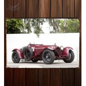 Металлическая табличка Alfa Romeo 8C 2300 Monza